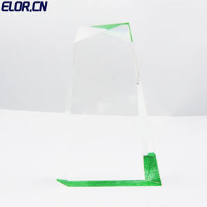 ELOR Ceremonia Profesional Logotipo Personalizado 3D Grabado Acrílico Trofeo Impresión UV Placa <span class=keywords><strong>de</strong></span> Premio para Seguro Regalo <span class=keywords><strong>de</strong></span> Recuerdo - Product Image 3