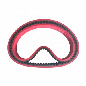 T10-630-40 Đai Định Thời Máy Đóng Gói Cao Su Phủ Cao Su Màu Đỏ - Product Image 5