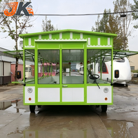Camión de Comida Móvil Estilo Autobús de Acero Inoxidable con Construcción Resistente a la Oxidación para Servicio de Comida Rápida