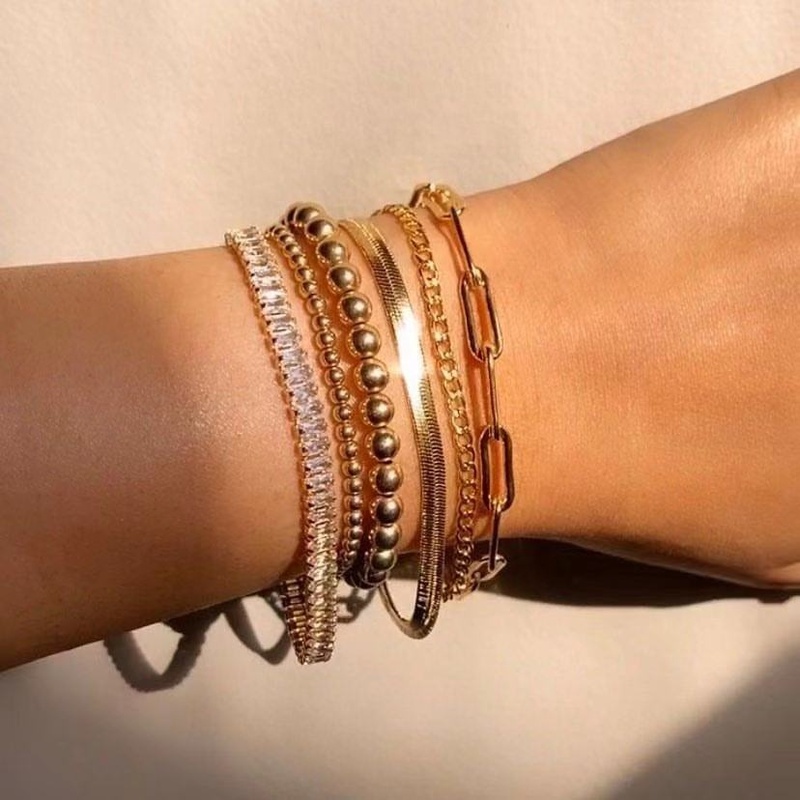 Boho Handmade Beads Bracelet Stack Colorful