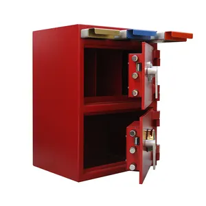 Customized Commercial Security Storage Box Solid Steel Safe Deposit Box