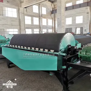 copper Iron ore beneficiation machine magnetic roller separator machine CTB1224 wet Magnetic Separator