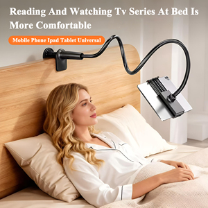 Soporte Universal Flexible con Brazo Largo y Cuello de Cisne para Teléfono y Tablet, Ideal para Ver Películas Acostado en <span class=keywords><strong>la</strong></span> Cama - Product Image 1