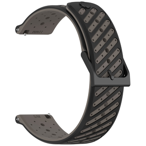 Bracelet de <span class=keywords><strong>montre</strong></span> en silicone Eraysun réglable, imperméable, respirant, style trou incliné pour <span class=keywords><strong>SUUNTO</strong></span> RACE2, 22 mm - Product Image 4