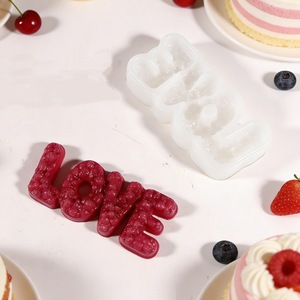 Silicone Love Letter Mold 12.7cm Transparent White Baking Fondant Candy Craft Mold - Product Image 4