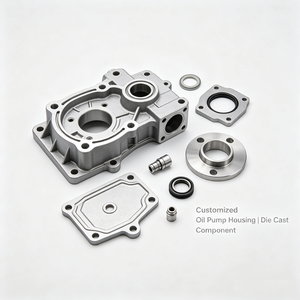 Carcasa de Bomba de Aceite de Aleación de Aluminio para Motor de Automóvil, Componente de Fundición a Presión Personalizado de Alta Presión con Mecanizado CNC de Precisión - Product Image 5