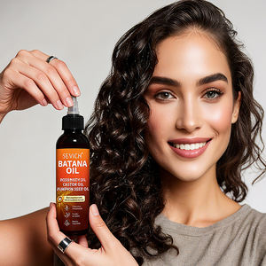 Etiqueta privada Raw Batana Aceite Calabaza Semilla Romero Ricino Aceite para el cabello <span class=keywords><strong>Botana</strong></span> Aceite Crecimiento Cabello Logotipo personalizado - Product Image 1