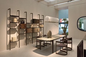 Baxter cao cấp thiết kế cổ vàng kim loại mở tủ sách đơn vị đa mục đích lưu trữ hiển thị phân vùng Divider treo tường kệ - Product Image 2