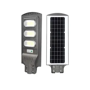 ABS 90w led solar lamp post all in one street light with 12 hours back up