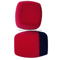 Microphone à main Offre Spéciale pare-brise 95*75*40mm nouveau modèle micro mousse couvre avec deux couleurs couvre 95*75*40mm Microphones