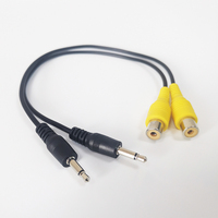 Câbles audio personnalisés stéréo 2,5 mm 3,5 mm mono mâle prise jack alimentation RCA AV AUX