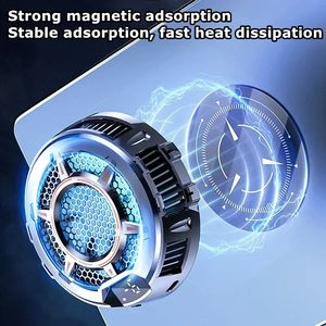 Radiador plano CX05 de 3 velocidades ajustable Semiconductor refrigeración ventilador radiador para IPad IOS Android Game Tablet - Product Image 4