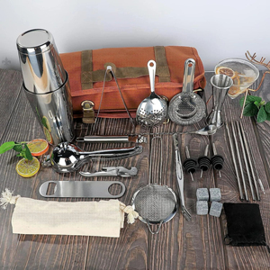 Bolsa de Herramientas para Barman, Kit de Viaje, Práctica, de Lona y Cuero, Antideslizante y Resistente al Desgaste - Product Image 5