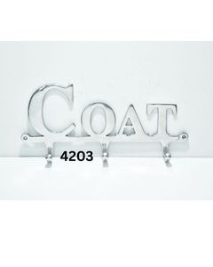 Modern Metal <b>Wall</b> <b>Hooks</b> Coat Word Design Decorative Hanging Rack for Coats <b>Keys</b> & Entryway Organizer for Sale from India - Product Image 4