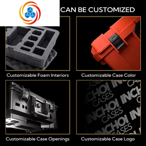 Caja de Herramientas de Plástico Personalizada OEM/ODM, Impermeable IP67, Resistente a Impactos, con Cierre de Hebilla y Candado, para Almacenamiento de Armas - Product Image 4