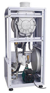 <span class=keywords><strong>Chaudière</strong></span> <span class=keywords><strong>à</strong></span> <span class=keywords><strong>gaz</strong></span> <span class=keywords><strong>à</strong></span> condensation 108% de 70/140/210/280 kW sur pied pour chauffage commercial, salles de bain, appartements, magasins, hôtels - Fabricant 2005 - Product Image 5