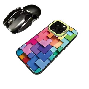 Ốp điện thoại di động chống sốc thiết kế Rubik's Cube mới cho các mẫu iPhone 17/16/<span class=keywords><strong>15</strong></span>/14/13 - Product Image 5