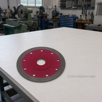 Disque de coupe diamanté turbo 115 mm, pressé et fritté, alésage 22,23 mm pour carrelage, porcelaine, granit - OEM ODM