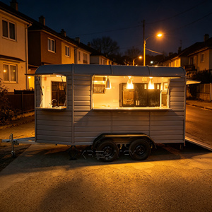VIN Horse <b>Box</b> Truck Fully Equipped Burger OEM Coffee Cart Multi Functional Food <b>Trailer</b> - Product Image 2