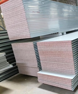 Fábrica preço EPS sanduíche painel isolamento aço telhado e parede painéis-o novo melhor materiais de construção para paredes - Product Image 6