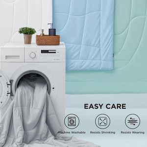 Tất cả các mùa ánh sáng màu xám làm mát chăn làm mát Nhẹ Mùa Hè <span class=keywords><strong>Comforter</strong></span> Nữ Hoàng Kích thước - Product Image 6