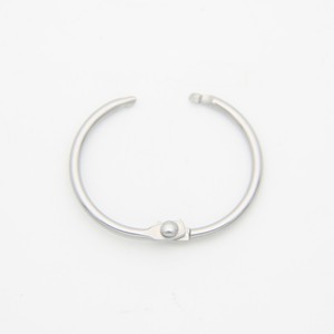 Anneaux de reliure en acier inoxydable FREYA 22 mm, <span class=keywords><strong>action</strong></span> de charnière fluide, clip pour livre de recettes de restaurant - Product Image 3