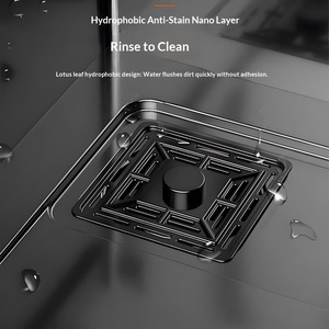 Lavello da cucina moderno a vasca larga in acciaio inox 304, realizzato a mano con tecnologia nano, ideale per ristrutturazioni domestiche. - Product Image 1