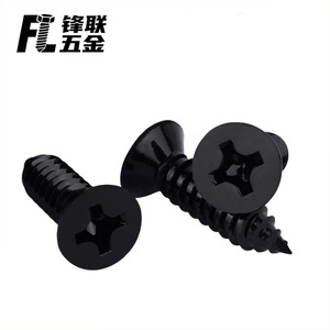 Tornillos Autorroscantes Phillips de Acero Inoxidable 304 Fenglian Negros, Grado A2 70, para Uso Industrial - Product Image 1
