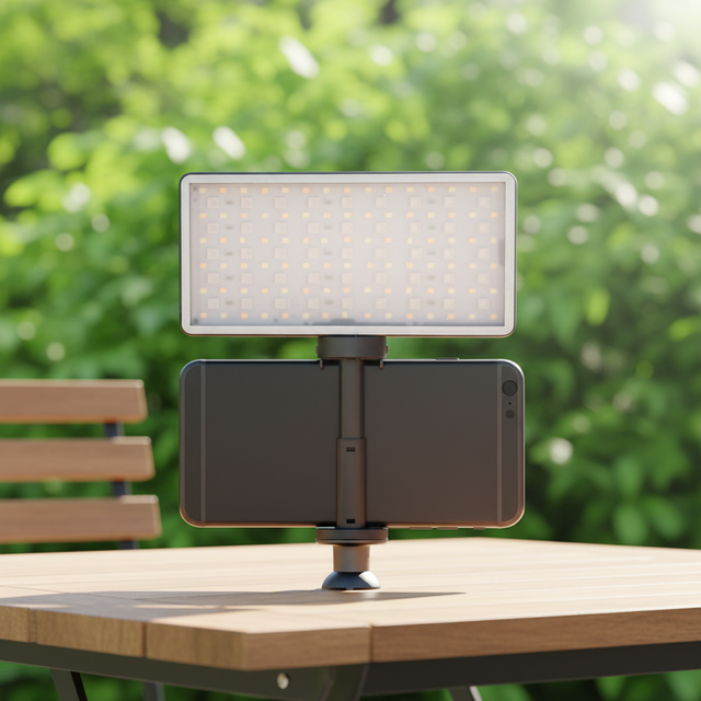 Portable RGB Phone Fill Light for Outdoor Live Streaming and Beauty Camera Photography Pocket-sized Photographic Lighting