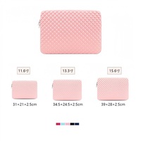 Sac pour ordinateur portable en polyester à manches simples pour ordinateurs portables de 13 à 16 pouces - Étui de protection souple antichoc portable avec fermeture à glissière pour Macbook Pro