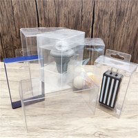 Boîtes en PVC personnalisées, boîte d'emballage avec fenêtre transparente en PET, emballage de bonbons, boîtes transparentes