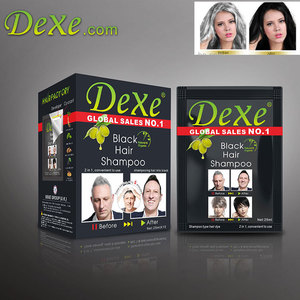 Прямая поставка с завода, высокое качество, натуральная черная краска для волос, крем-шампунь, цвет 25 мл * 10 саше, частная торговая марка, оптовый поставщик - Product Image 5