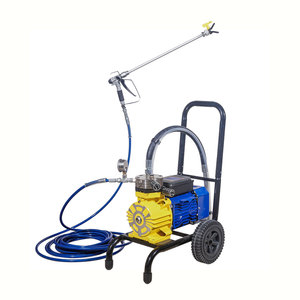 Pulvérisateur de peinture électrique TesQita 990 pour bricolage, usage commercial et domestique, intérieur et extérieur, machine à pulvériser les murs, 220v, moteur sans balais, pompe à diaphragme - Product Image 1