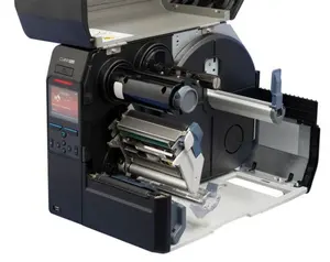 Printer transfer termal CL4NX 203 dpi asli Barcode industri untuk garmen label nilon satin