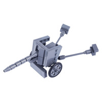 Jouet de construction pour enfants, figurine de soldat miniature de la Seconde Guerre mondiale, lance-roquettes de l'armée, poste de garde, bunker, soldat allemand