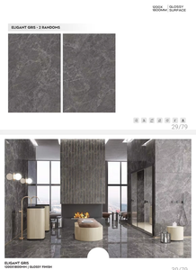 1200x1800mm <b>Matte</b> Porcelain Firebrick Tiles Modern Large Format Floor Wall Tiles for Bathroom Supermarket <b>Outdoor</b> Commercial Use - Product Image 3
