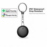 Localisateur d'objets intelligent à double système BLE compatible avec Apple Find My et Google Find My Device, étanche IP67, anti-perte