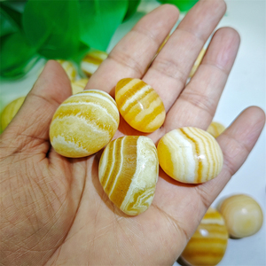 All'ingrosso pietre cadute di <span class=keywords><strong>Calcite</strong></span> arancione cristalli caduti pietre per la meditazione - Product Image 4