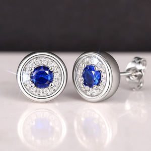 Orecchini a perno classici rotondi da donna, semplici ed eleganti, accessori per l'uso quotidiano - Product Image 6