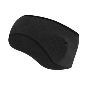 German Velvet Ear Wraps Model 113 Unisex Windproof Solid Color Headband With Buttons For Cold Weather - Product Image 1