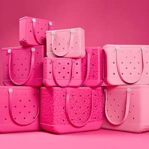 Sac fourre-tout en EVA 1300g, sac de plage en EVA imperméable avec perforations, design qui garde la forme, logo personnalisé, grande capacité, vente en gros - Product Image 3