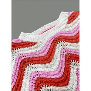 Ensemble de plage 2 pièces FOXA pour femme : haut en crochet à manches courtes et short à taille élastique, style bohème - Product Image 5