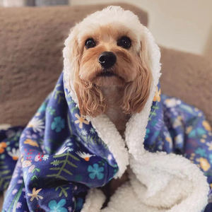 ผ้าห่มขนแกะผ้าสักหลาดพิมพ์ลายอบอุ่นผ้าห่มสัตว์เลี้ยงดีไซน์ขนาดสุนัขแมวออกแบบได้ตามต้องการ - Product Image 1