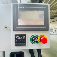Mesin Pemasang Tepian Otomatis PVC Rensolin dengan Perekat dan Penggosok Ramah Lingkungan, Dikendalikan PLC