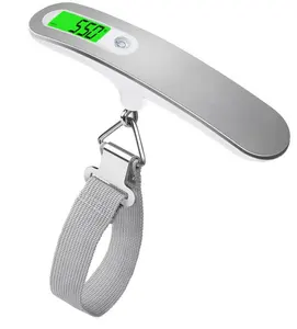 Factory Wholesale LCD Digital Weighing Scale Stainless Steel Digital Luggage Scale 50kg Mini Electronic Hanging luggage Scale