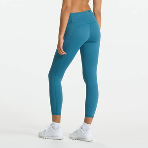 Leggings de fitness pour femmes de haute qualité en gros, taille mi-haute, tissés, écologiques, à séchage rapide, respirants, couleur personnalisée, prêt à porter - Product Image 5