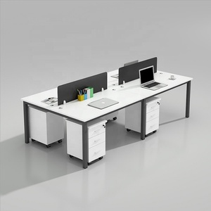 Modular <strong>Office</strong> <strong>Table</strong> Partition Staff Desk Cubicle <strong>Workstation</strong> Bureau De Travail Commercial <strong>Office</strong> Furniture <strong>Table</strong> And Chair Set - Product Image 5