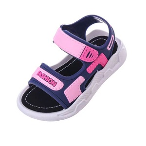 Kinder- und Mädchenmode Freizeitsandalen 2024 neue weiche sohle rutschfest Student Junge Baby Strand-Sandalen Schuhe individuelles Logo - Product Image 1