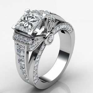 Elegante Anello Scintillante per Donne, Gioielli di Moda all'Ingrosso - Product Image 1