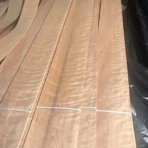 Forme de placage naturel de cerise AmericaNatural Wood Timber Placage Quarter CutFree Wood Placage Échantillons